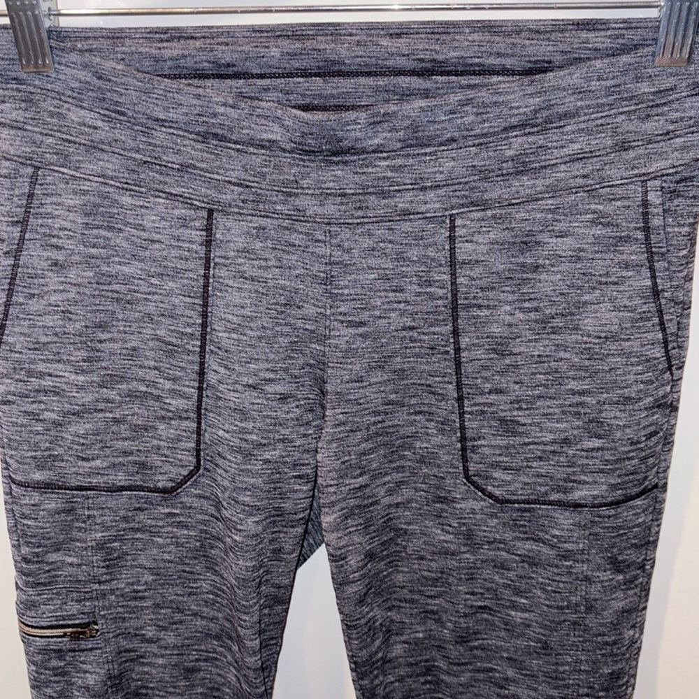 Athleta Metro Spacedye Pull on Jogger Size XS Black Heather - Picture 4 of 11
